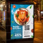 Download Thanks Giving Menu Event PSD Template 3