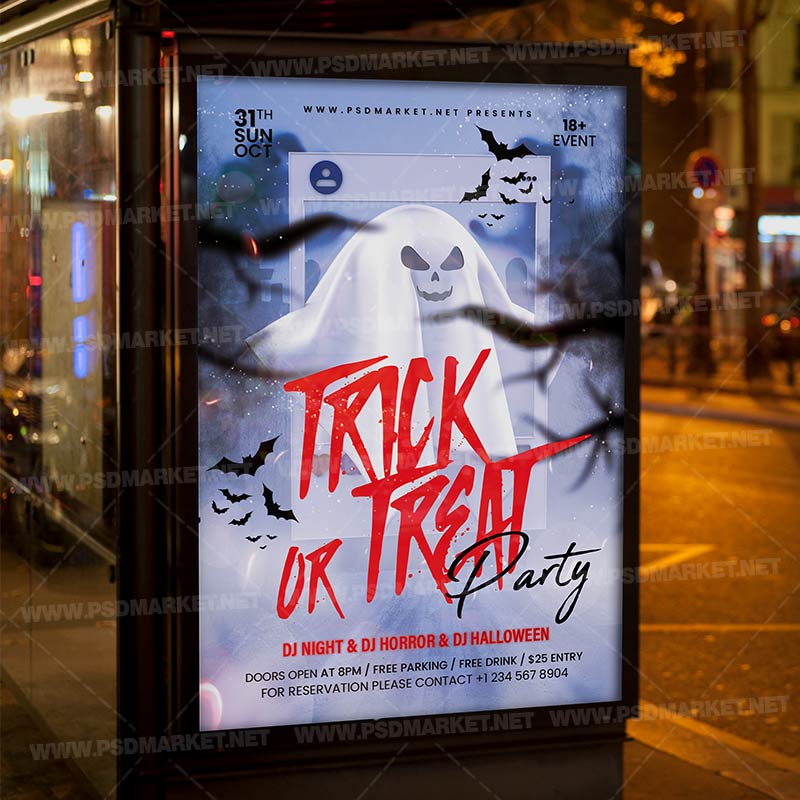 trick_or_treat_party_psd_template_3.jpg Download Trick or Treat Party PSD Template 3