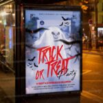Download Trick or Treat Party PSD Template 3