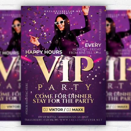 VIP Party - Flyer PSD Template | ExclusiveFlyer
