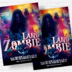 Zombie Land- Flyer PSD Template | ExclusiveFlyer