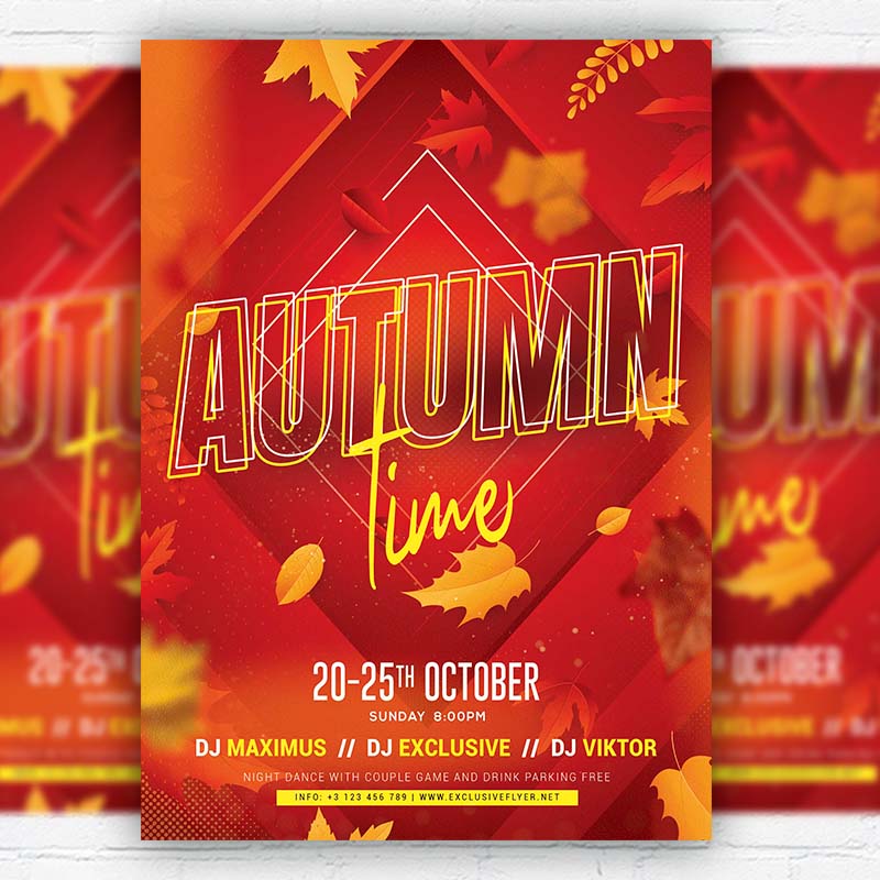 autumn_time-premium-flyer-template-1.jpg Autumn Time - Flyer PSD Template | ExclusiveFlyer