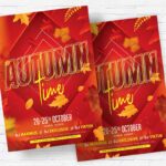 Autumn Time - Flyer PSD Template | ExclusiveFlyer
