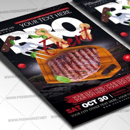 Download BBQ PSD Template 2