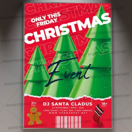 Download Christmas Event Night PSD Template 1