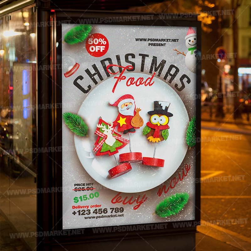 christmas_food_psd_template_3.jpg Download Christmas Food PSD Template 3