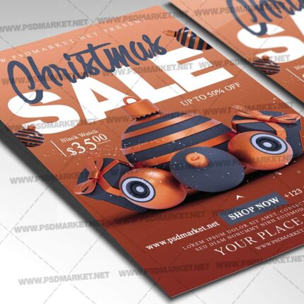 Download Christmas Sale PSD Template 2