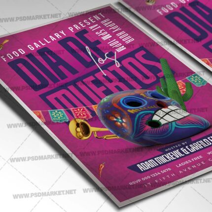 Download Dia De Los Muertos PSD Template 2