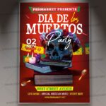 Download Dia De Muertos PSD Template 1