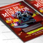 Download Dia De Muertos PSD Template 2