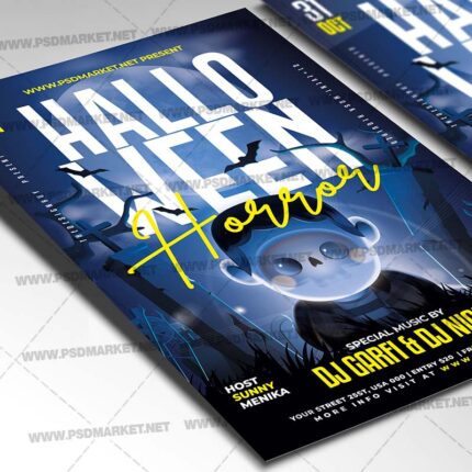 Download Halloween Horror PSD Template 2