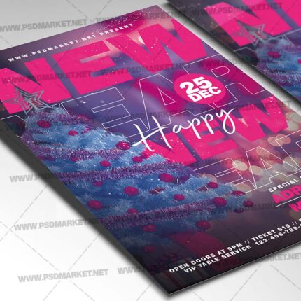 Download Happy New Year PSD Template 2