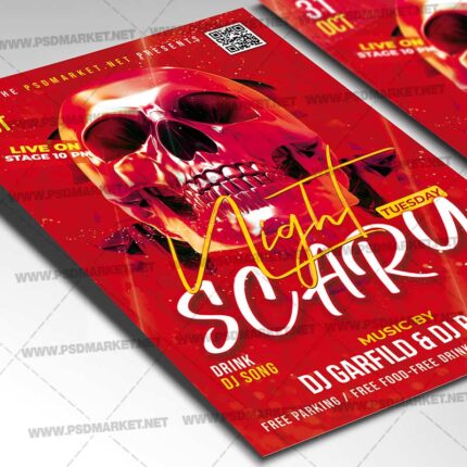 Download Night Scary PSD Template 2
