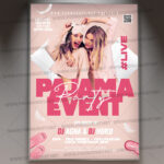 Download Pajama Party Night PSD Template 1
