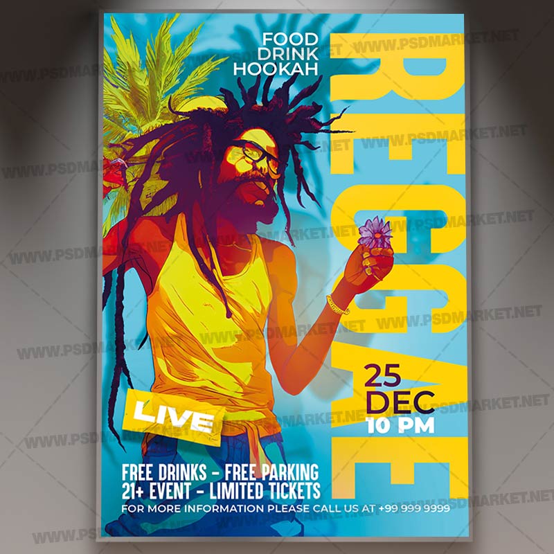 reggae_party_psd_template_1.jpg Download Reggae Party PSD Template 1