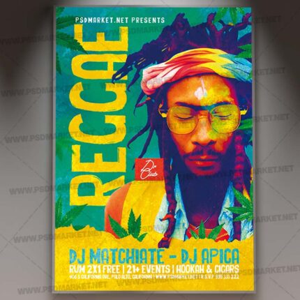 Download Reggae PSD Template 1