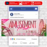 Amusement Park Animated Flyer PSD Template