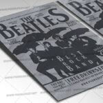 Download Beatles Day PSD Template 2
