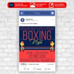 Boxing Night Animated Flyer PSD Template