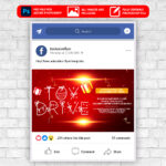 Christmas Toy Drive - Animated Flyer PSD Template - Image 2