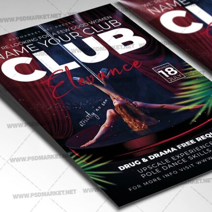 Download Dancer Vacancy Card Printable Template 2