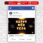 Happy New Year - Animated Flyer PSD Template