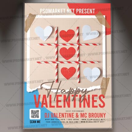 Download Happy Valentines Day Card Printable Template 1