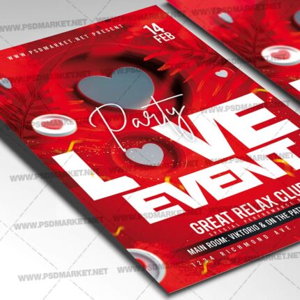 Download Love Event Card Printable Template 2