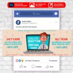 Online Doctor Animated Flyer PSD Template