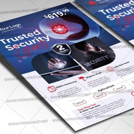 Download Security Services Card Printable Template 2