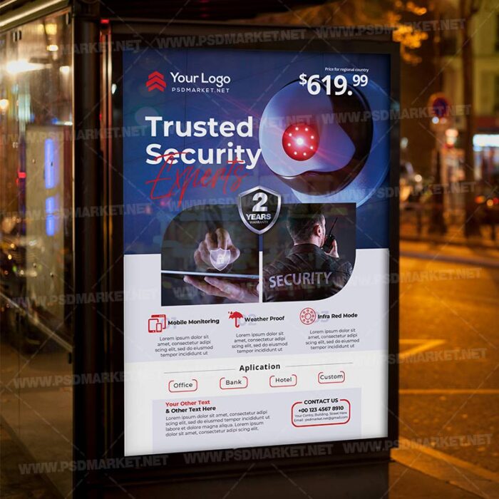 Download Security Services Card Printable Template 3