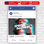 Special Dj Guest Animated Flyer PSD Template