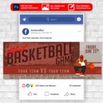 Street Basketball Game Animated Flyer PSD Template