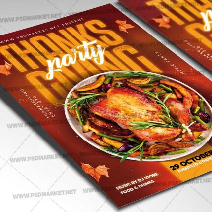 Download Thanksgiving Event PSD Template 2