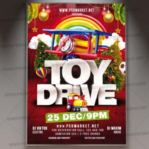 Download Toy Drive PSD Template 1