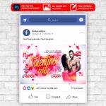 Valentine Party - Animated Flyer PSD Template