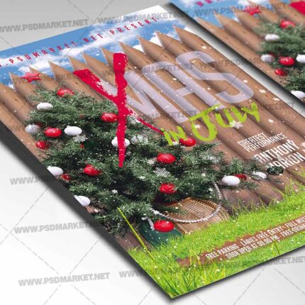 Download Xmas in July PSD Template 2