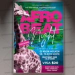Download Afro Beat Card Printable Template 1