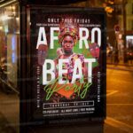 Download Afro Beat Party Card Printable Template 3