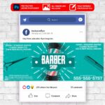 Barber Shop Animated Flyer PSD Template