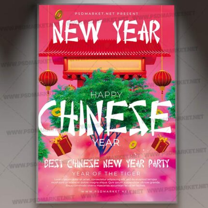 Download Chinese New Year Card Printable Template 1