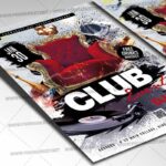 Download Club Event Card Printable Template 2