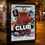 Download Club Event Card Printable Template 3