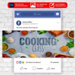 Cooking Class Animated Flyer PSD Template