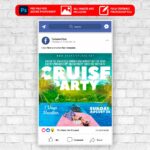 Cruise Party Animated Flyer PSD Template