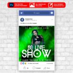 Dj Show Animated Flyer PSD Template