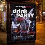 Download Drink Party Card Printable Template 3