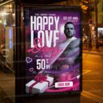 Download Happy Love Night Card Printable Template 3