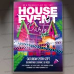 Download House Party Card Printable Template 1