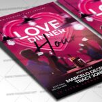 Download Love Dinner Card Printable Template 2